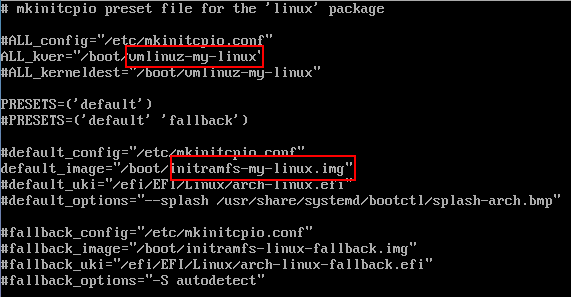 Fichier my-linux.preset