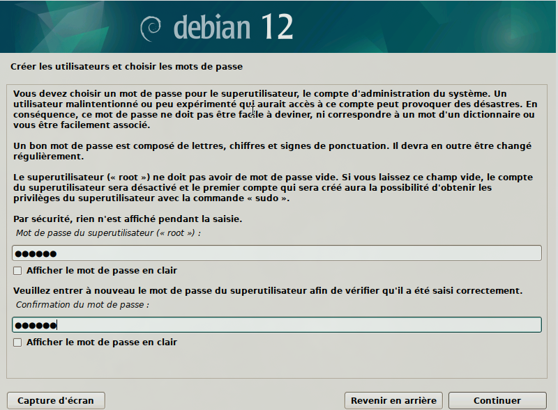 Installation de Debian