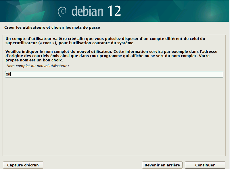 Installation de Debian