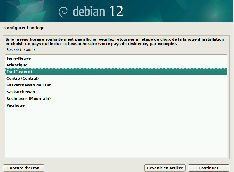 Installation de Debian