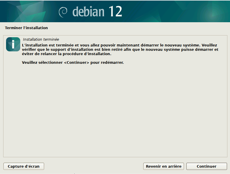 Installation de Debian