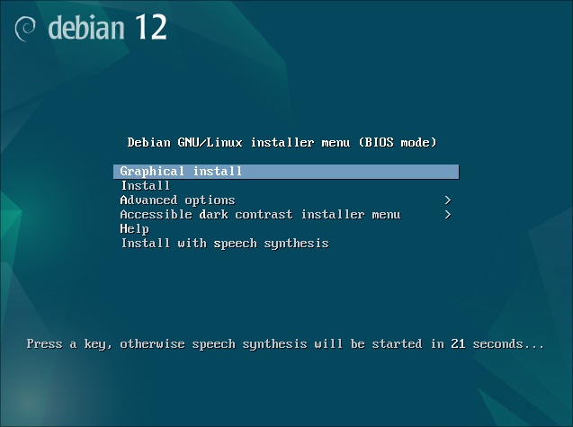 Installation de Debian
